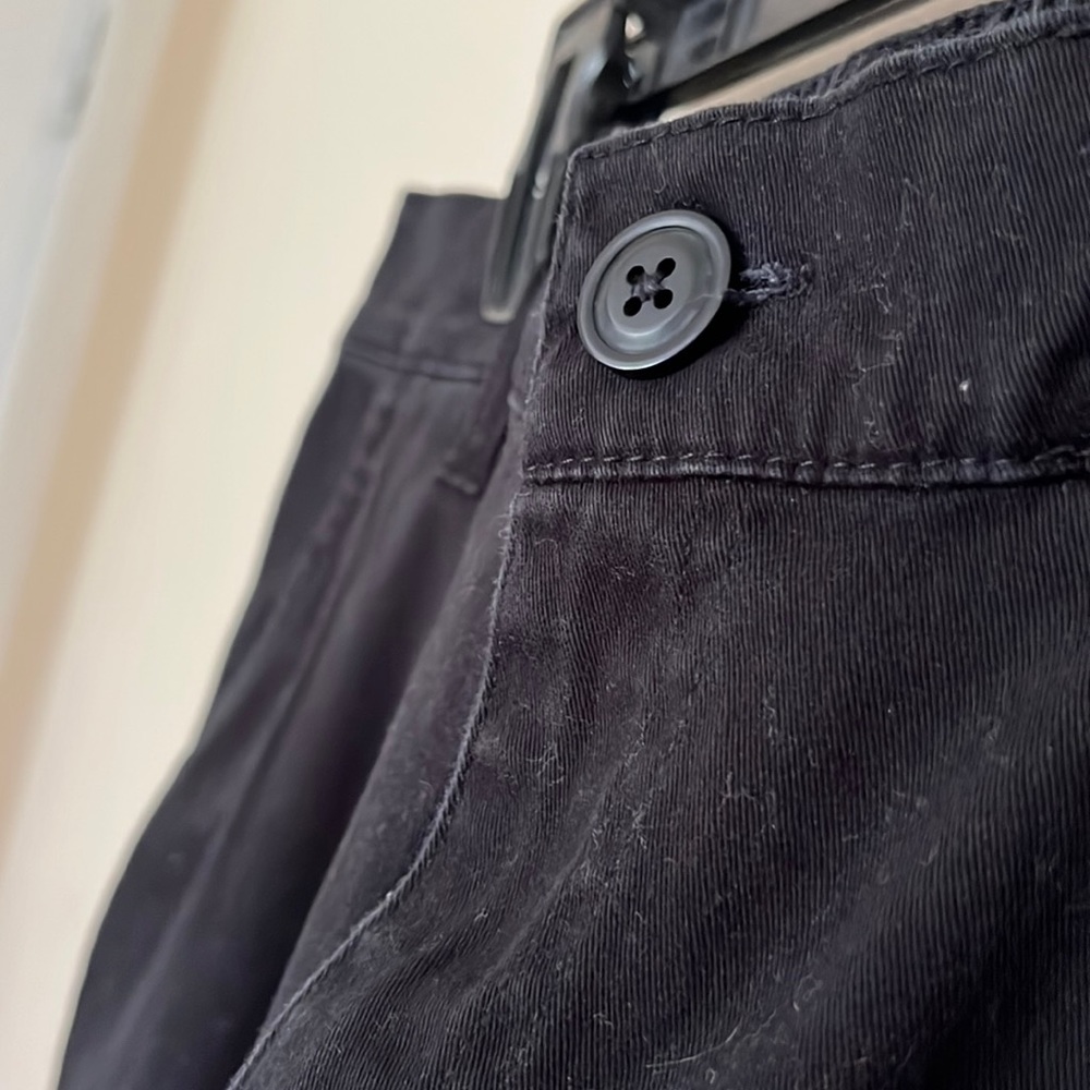 Black cargo pants